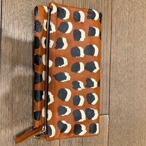Clare V Foldover Clutch - Leopard